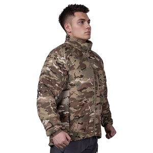 Giacca Tattica da <span class=keywords><strong>Uomo</strong></span> S.archon Antivento Impermeabile in Nylon con Collo Alto <span class=keywords><strong>Senza</strong></span> <span class=keywords><strong>Cappuccio</strong></span> Leggera per Lavoro Invernale e Attività all'Aperto - Product Image 4