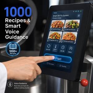 Máquina Profesional de Cocina Electromagnética de 5000W con Pantalla Táctil Inteligente de 7 Pulgadas, Robot de Cocina Automático para Restaurante - Product Image 3