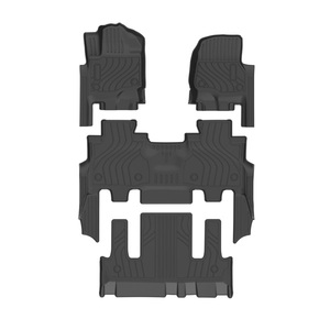 Tapis de voiture 5D TPE tapis de sol de voiture tapis de coffre de revêtement de sol tous temps pour <span class=keywords><strong>Ford</strong></span> EXPEDITION 8 sièges accessoires intérieurs - Product Image 1