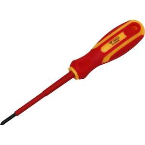 BRILLIANT TOOLS - BT068007 Destornillador VDE Cruz PH Phillips - EAN 4042146869024 1000V DESTORNILLADORES AISLADOS - Product Image 1