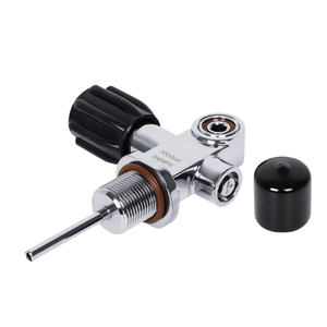 Válvula de latón HGB U/D para cilindro de buceo, con soporte DIN, 200 <span class=keywords><strong>bar</strong></span>, 3000 PSI, equipo de buceo portátil - Product Image 3
