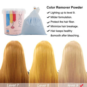 Eliminadores de color de cabello profesional de salón de etiqueta privada, loción de peróxido blanqueador, polvo blanqueador de 9 niveles para aclarar el cabello - Product Image 6
