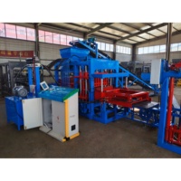 Máquina para Fabricar Bloques de Cemento Huecos con Presión Hidráulica QT4-15, Motor de Vibración, Operación Automática PLC, Alta Seguridad, Shandong