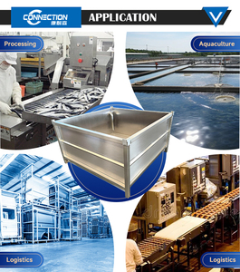 Acquario in Acciaio Inossidabile SUS304 per Uso Alimentare, Conforme allo Standard GB 4806.9-2023, Antiruggine per Laboratori Alimentari - Product Image 5