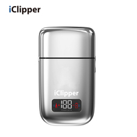 Alat Cukur Elektrik IClipper-TX2 USB Isi Ulang untuk Pria, Pemotong Rambut Botak, Penghilang Jenggot, Alat Cukur Rambut Bertenaga Baterai untuk Penggunaan Rumah Tangga