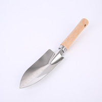 Kit di Attrezzi da Giardinaggio Fai-da-Te in Acciaio Inox con Manico in Legno e Lama da 8cm OEM