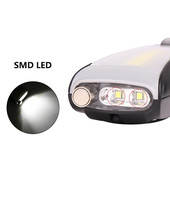 Lampe de travail LED COB multifonction rechargeable par USB, base magnétique, torche télescopique, outil de ramassage, lampe de poche