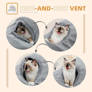 Fabriek Custom Luxe Zachte En Comfortabele Kat En Hond <span class=keywords><strong>Tunnel</strong></span> Wasbare Huisdier Kat <span class=keywords><strong>Tunnel</strong></span> Met Verwijderbare Huisdier Kussen Voor Puppy - Product Image 6