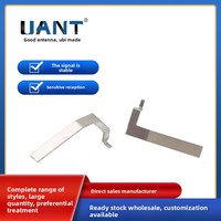 Antenne WiFi Conception Personnalisée Communication Multi-fréquence Ressort en Acier Inoxydable Cuivre Blanc 2.4G/915MHz Modèle UB01NJ3D294A