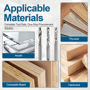 Joseph's Best-selling High-quality Solid Hard AlloyCNCengraving Milling <b>Cutter</b> Suitable for Density Boards PVC Timber - Product Image 3