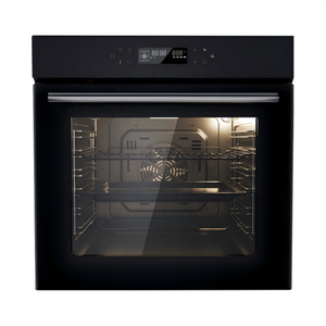 Four à convection en acier inoxydable 75L 2800W avec commande tactile, four encastrable pour cuisine domestique avec 10 fonctions intégrées - Product Image 1