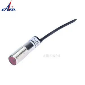 M18 Laser Visible Light Sensor Thru-beam Photoelectric Switch with 20 Meters Adjustable 6-36VDC IP67 200mA NPN /PNP NO /NC