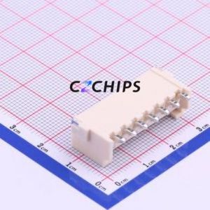X9396WRS-07-9TSN Wire-to-Board Pin Header SMD,P=3.96mm,Horizontal Mount Connector 1x7P 3.96mm Horizontal Mount VH - Product Image 2