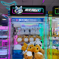 Machine de jeu à monnayeur économique, mini-grue à pinces HuiXing, en métal, avec prix en anglais, garantie 1 an