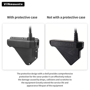 Cubierta Protectora de Transductor VINmounts Negra, Duradera, de Nailon Compuesto, para LiveScope LVS32, Protector de Sonar Marino, VIN-BHZ-LVS32 - Product Image 3