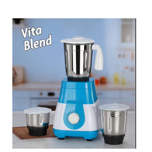 Mixeur-broyeur Vita Blend 600W avec 3 bacs en acier inoxydable, appareil de cuisine multifonction pour broyer et mélanger - Product Image 4
