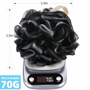 Hot Sale Fashion PE Bath Shower <b>Ball</b> Sponge Multicolor Exfoliating Body Scrubber for Women and Men - Product Image 2