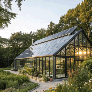Véranda en aluminium à rupture de pont thermique haut de gamme, maison en verre insonorisée, <span class=keywords><strong>solarium</strong></span> extérieur avec verre trempé Low-E pour villa - Product Image 2