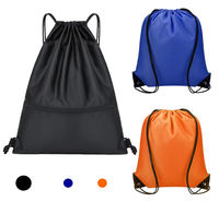 Sac à cordon, sac à dos à cordon pour la gym, les voyages, sac à dos de sport en polyester Oxford 420D, sacs de shopping à cordon