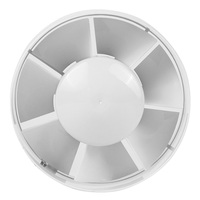 Ventilateur d'extraction axial électrique mural en plastique de 6 pouces pour salle de bain, serre et système de refroidissement de restaurant