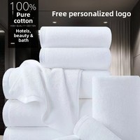 Serviettes en coton pour hôtels cinq étoiles, résistantes à l'abrasion, avec logo brodé, adaptées aux maisons d'hôtes, aux salons de beauté, aux soins post-partum