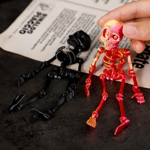 Crâne mécanique futuriste imprimé en 3D, art tendance et très demandé |   Ornement de bureau Cyberpunk |   Personnalisé sur mesure à l'échelle 1/12 UE - Product Image 4