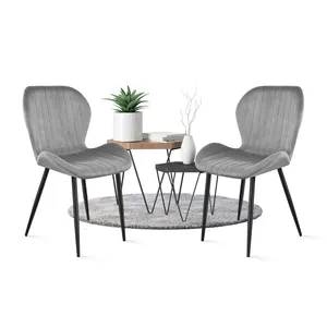 Высококачественные дешевые современные итальянские французские стулья, бархатные стулья, кухонный обеденный стул для столовой