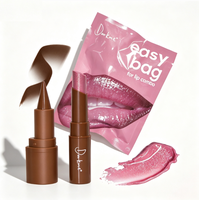Crayon à lèvres et rouge à lèvres 2 en 1 haute pigmentation pour lèvres foncées, fini mat crémeux, longue tenue, couvrance totale, combo lèvres