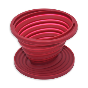 Goutte-à-goutte en Silicone réutilisable, 1 pièce, support de filtre en forme de cône, pliable Pour brassage froide, cafetière - Product Image 3