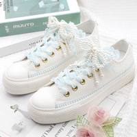 WEGOODZF – Paire unisexe de chaussons de ballet en tulle, motif uni, fleurs 3D, perles, colorées, couleur et taille personnalisables