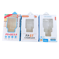 Boîte d'emballage en carton écologique pour chargeur rapide PD+QC3.0 standard européen, pour les appareils électroniques grand public, les téléphones mobiles