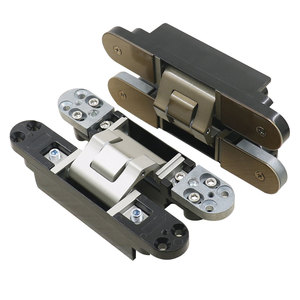 Puertas francesas con bisagras completamente ocultas ajustables 3D modernas que abren 180 grados - Product Image 1