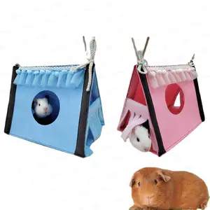 Cross-border New Small Pet Rabbit Nest Hamster Corner House Tent Squirrel Honey Bag Shrew Chinchilla Guinea Pig Hidden