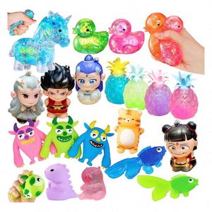 TOYSRUNNER Summer Theme Watermelon Slice Frog Mochi Squishy Toy <b>Silicone</b> <b>Waterproof</b> Bath Play Stress Relief Sensory Fidget Toy - Product Image 6