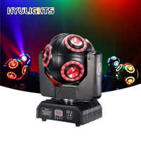 Luz Móvil de Cabeza con Efecto Halo RGBW 4en1 de 8X15W con DMX512 para Discotecas, Bodas, Fiestas, Escenarios, DJ, Iluminación de Clubes Nocturnos