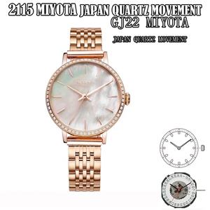 Nouvelle conception pour montre femme simple de marque personnalisée, acier inoxydable 316L, mouvement à quartz MIYOTA, résistance à l'eau 3BAR - Product Image 4