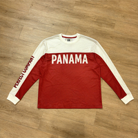 Uniformes de Fútbol Personalizados con Parches Blancos y Rojos, Camiseta Deportiva de Manga Larga con Malla de Secado Rápido y Estampado en Serigrafía para Hombre