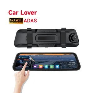 Carlover 4K Car DVR Camera ADAS Rearview BSD Car Dash Cam Mirror Camera WIFI Car Black Box