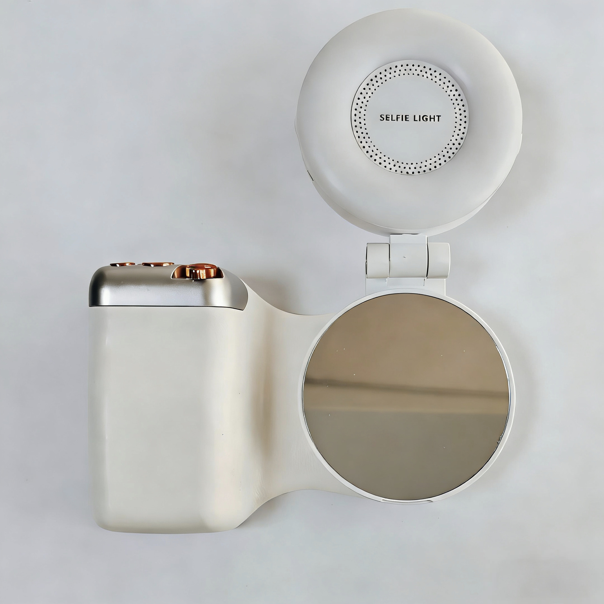 Accesorio de cámara asistente con zoom blanco