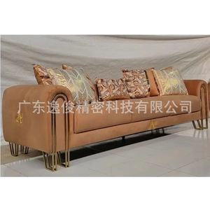 <b>Sofa</b> Armrest Set Gold Carbon Steel Heavy Duty Contemporary Furniture <b>Legs</b> <b>For</b> <b>Sofa</b> Office Desk Coffee Table - Product Image 2