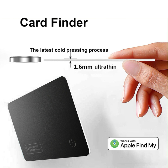MFI Small Portable Wireless Smart Tag Find My Wallet Card Tracker Locator Rastreador Gps Tracking Device Waterproof Gps Tracker