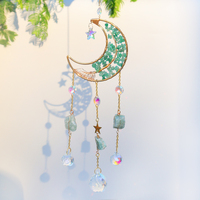 Venta al por mayor Árbol de la vida Suncatcher Luna Suncatcher amatista Sun Catcher Crystal Tree Life of Tree decoración colgante de pared decoración del hogar