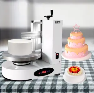 Raspador elétrico de bolo, decoração e design profissional, máquina automática de gelo, manteiga, bolo, aniversário