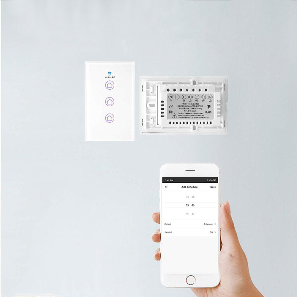Switch Wifi Smart Hom Touch Smart Switch Wifi Tuya Smart Wifi Plug Switch