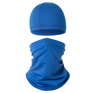 Summer Breathable Sun Protection Cycling Cap With Magic Headscarf Combo Outdoor UV Ice Silk Neck Warmer Unisex Adult - Product Image 2