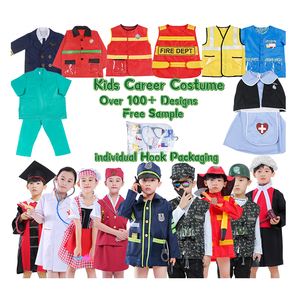 Ropa de día de carrera de jardín de infantes para niños Chefs Panaderos Escenario Drama Show Performance Niños Halloween Chef Pet Doctor Disfraz - Product Image 2