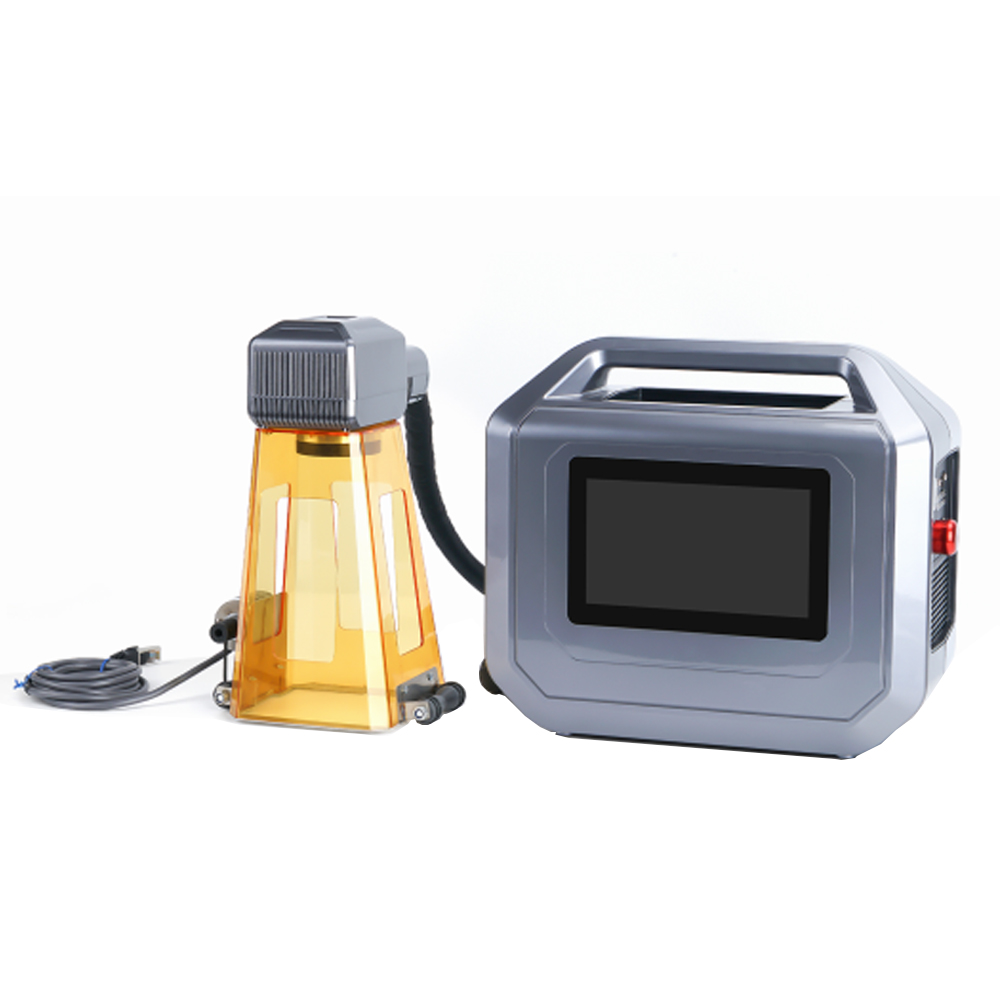 20W Light Weight Handheld Fiber Laser Marking Machine for Cars Motorcycles Marking Name Tags