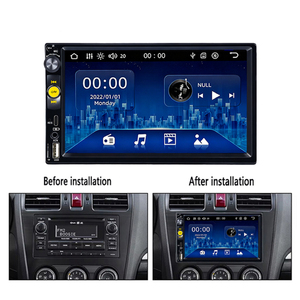 Lecteur MP5 pour voiture avec écran tactile de 7 pouces, prise en charge du Mirror Link, commande au volant, Bluetooth, radio FM, lecteur <span class=keywords><strong>DVD</strong></span> pour voiture - Product Image 5