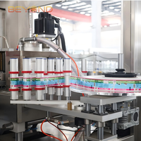 Machine d'étiquetage automatique à grande vitesse pour bouteilles, 18000 BPH, étiqueteuse rotative à colle thermofusible