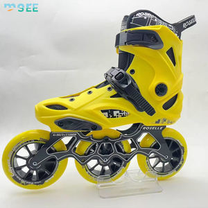 Patins à roues alignées professionnels SeeMore pour adultes, 3 roues, chaussures de patinage à roulettes, botte rigide, slalom, patines 3 ruedas, patins à roulettes en ligne - Product Image 5